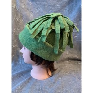Fred Bare Head Wear 100 % Wool Tie Top Hat Made In England